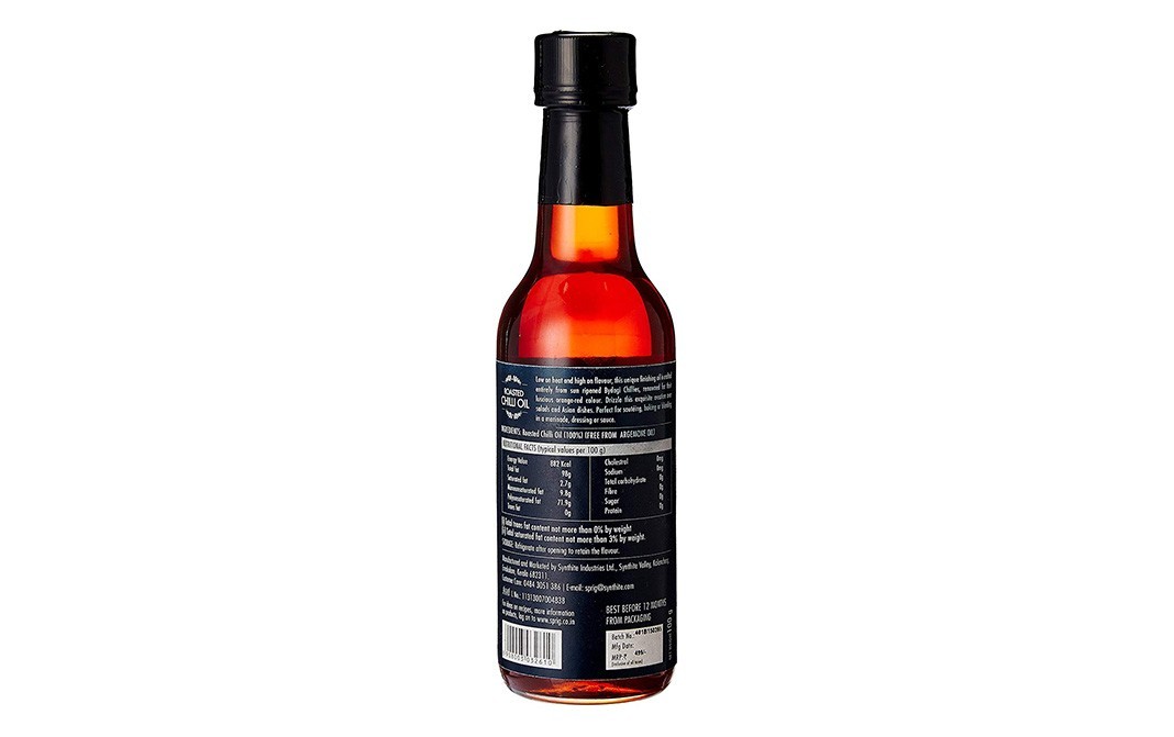 Sprig Artisan Style, Roasted Chilli Oil    Glass Bottle  125 grams